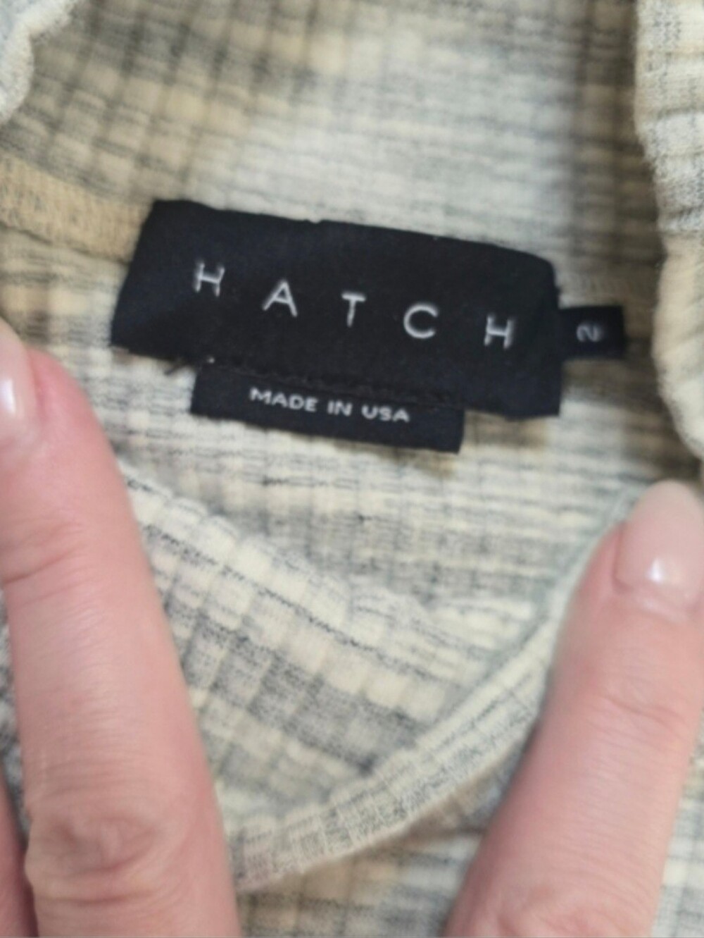 HATCH Rowan Maternity Knit Mock Neck Short Sleeved Top Size 2 - Picture 4 of 4